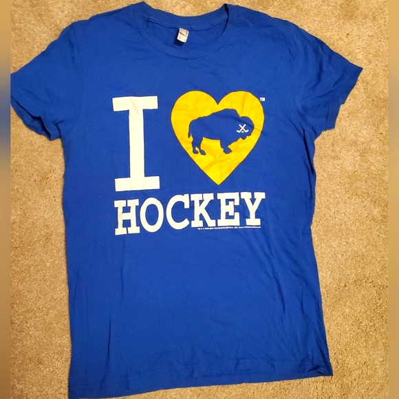 American Apparel Tops - NWOT I ❤ Buffalo Hockey Women's XL T-shirt